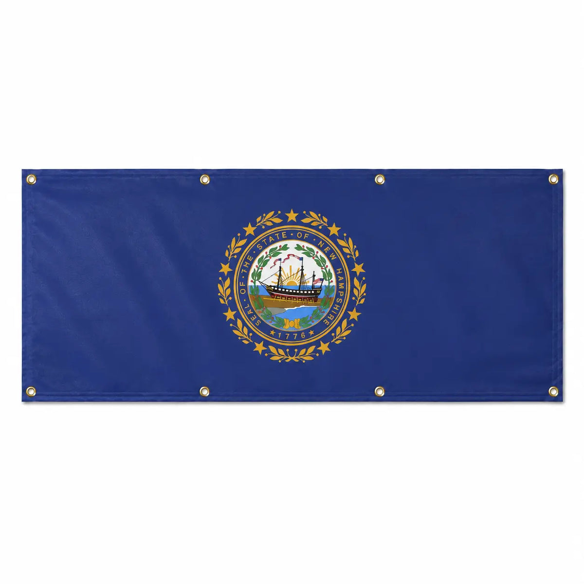 Drapeau new hampshire polyester résistant aux intempéries
