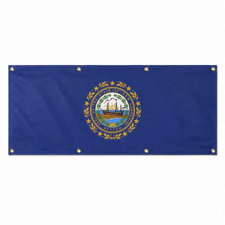 Drapeau new hampshire polyester résistant aux intempéries