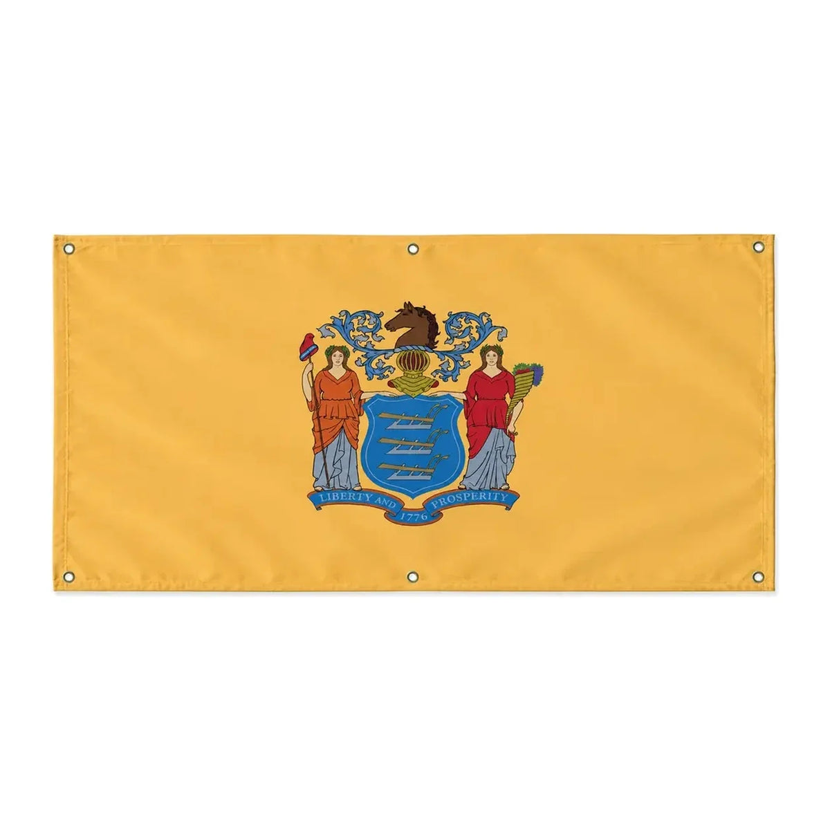 Drapeau new jersey polyester résistant aux intempéries