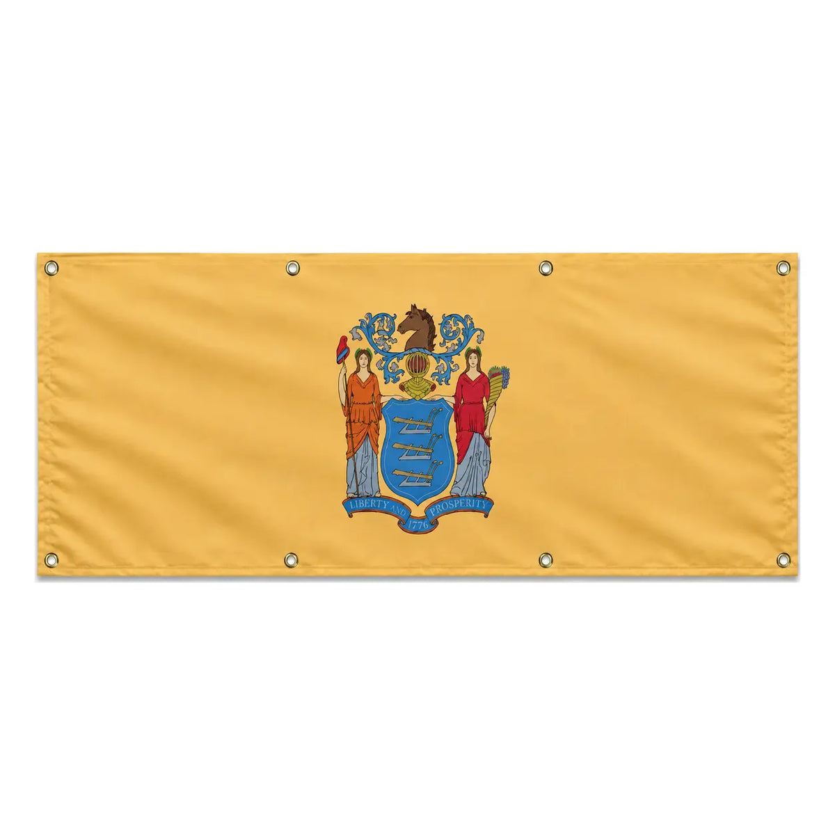 Drapeau new jersey polyester résistant aux intempéries