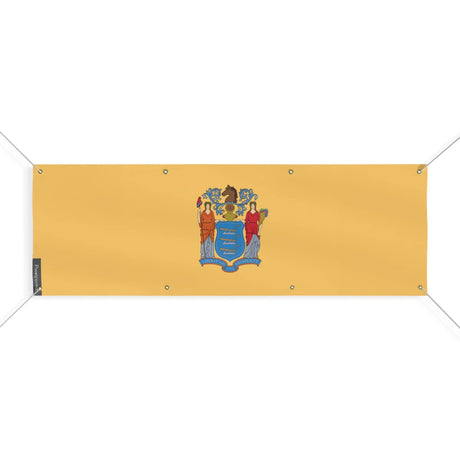 Drapeau new jersey polyester résistant aux intempéries
