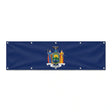 Drapeau de New York grand format XL en polyester avec dix œillets