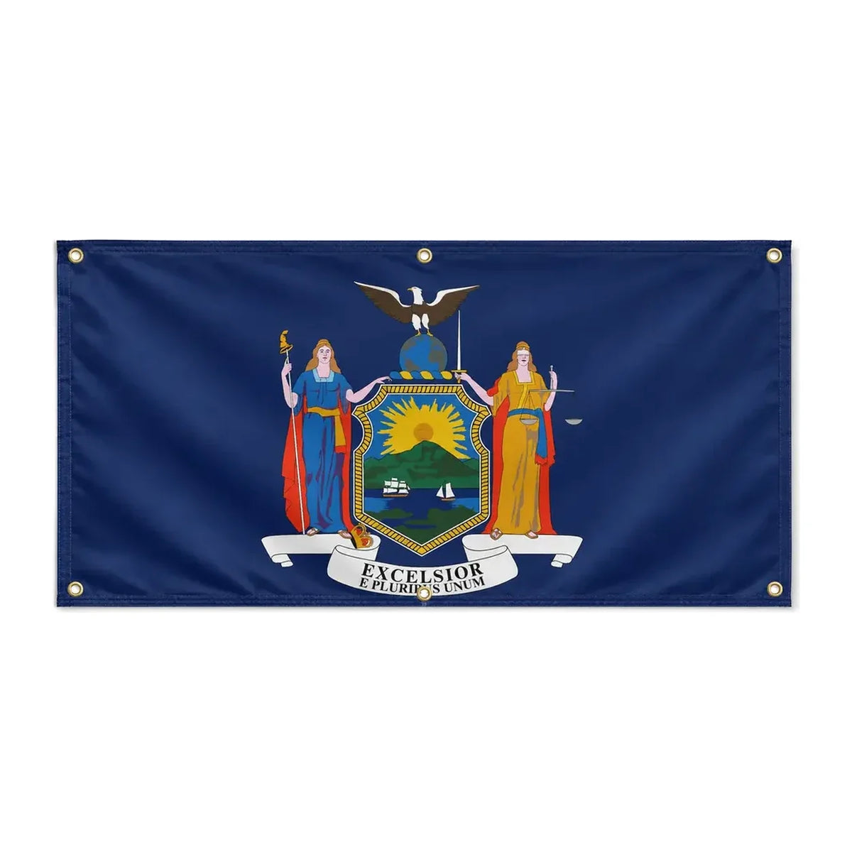 Drapeau new york polyester résistant aux intempéries