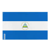 Drapeau nicaragua plusieurs tailles en polyester - pixelforma