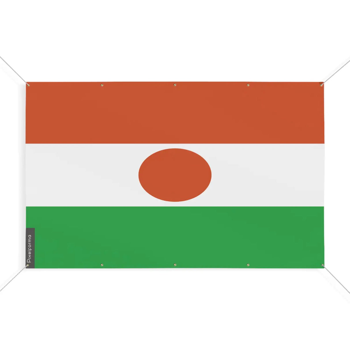 Drapeau niger 10 oeillets en plusieurs tailles (s) - pixelforma