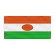 Drapeau niger en polyester résistant avec six œillets