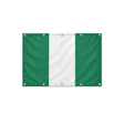 Drapeau du Nigeria format S en polyester avec dix œillets