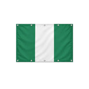 Drapeau du Nigeria format S en polyester avec dix œillets