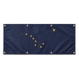 Drapeau noir polyester résistant usage extérieur intempéries