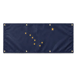 Drapeau noir polyester résistant usage extérieur intempéries