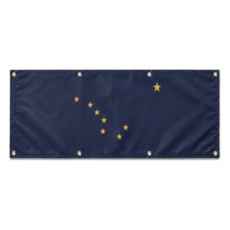 Drapeau noir polyester résistant usage extérieur intempéries