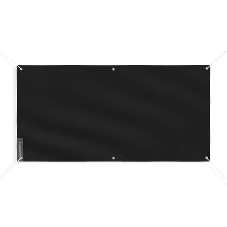 Drapeau noir france polyester résistant aux intempéries