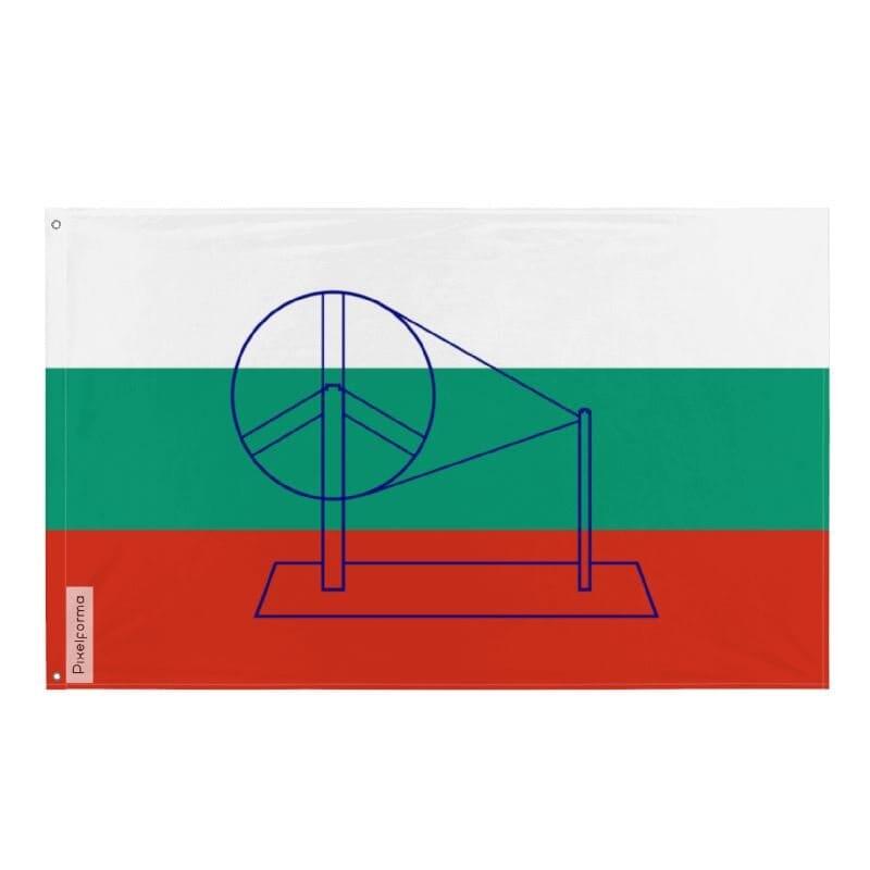 Drapeau non officiel de l'inde de 1921 en plusieurs tailles 100 % polyester Imprimer avec Double ourlet - Pixelforma