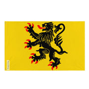 Drapeau nord-pas-de-calais polyester résistant œillets