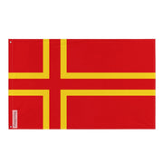 Drapeau normandie polyester résistant avec œillets à gauche