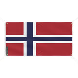 Drapeau norvège polyester résistant aux intempéries