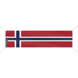 Drapeau norvège polyester résistant pour extérieur intempéries