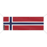 Drapeau norvège polyester résistant usage extérieur intensif