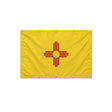Drapeau du Nouveau-Mexique format S en polyester avec dix œillets