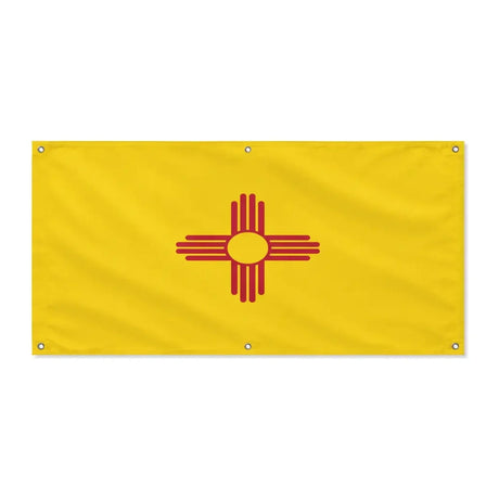 Drapeau nouveau-mexique polyester résistant aux intempéries