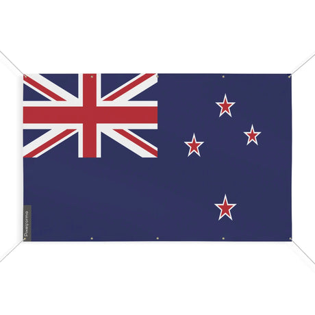 Drapeau nouvelle-zélande polyester résistant œillets robustes