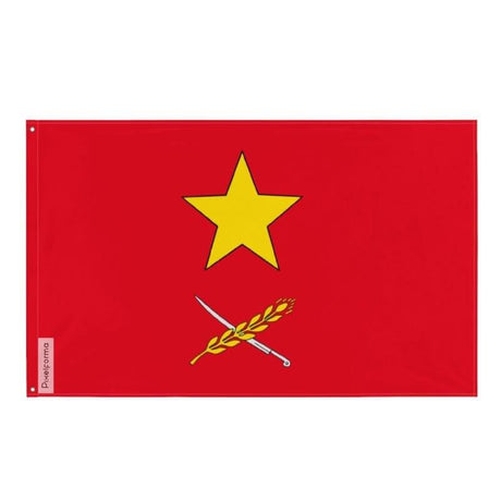 Drapeau Novoaleksandrovsk en plusieurs tailles 100 % polyester Imprimer avec Double ourlet - Pixelforma