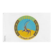 Drapeau oblys pavlodar polyester résistant œillets à gauche