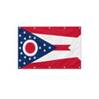 Drapeau de l'Ohio format S en polyester avec dix œillets