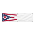 Drapeau de l'Ohio grand format XL en polyester avec dix œillets