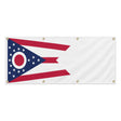 Drapeau ohio polyester résistant aux intempéries 8 œillets