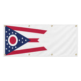 Drapeau ohio polyester résistant aux intempéries 8 œillets