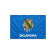 Drapeau de l'Oklahoma format S en polyester avec dix œillets