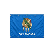 Drapeau de l'Oklahoma format S en polyester avec dix œillets