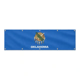Drapeau de l'Oklahoma grand format XL en polyester avec dix œillets