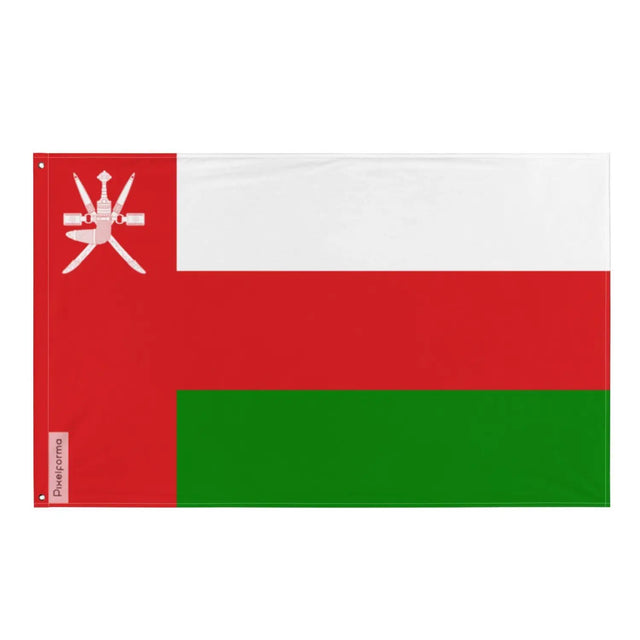 Drapeau oman plusieurs tailles en polyester - pixelforma