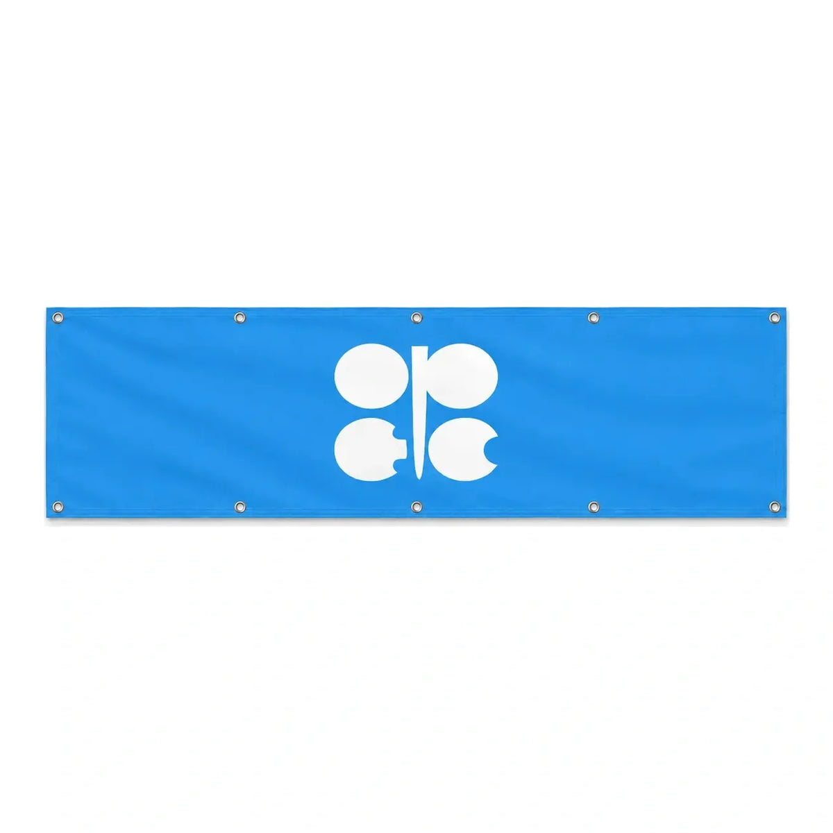 Drapeau de l'OPEP grand format XL en polyester avec dix œillets