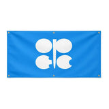 Drapeau opep polyester résistant aux intempéries œillets