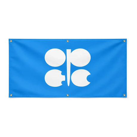 Drapeau opep polyester résistant aux intempéries œillets