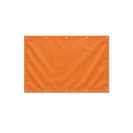 Drapeau Orange format S en polyester avec dix œillets
