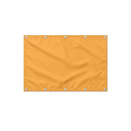 Drapeau Orange Clair format S en polyester avec dix œillets
