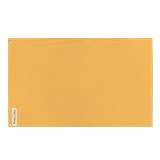 Drapeau Orange Clair en plusieurs tailles 100 % polyester Imprimer avec Double ourlet - Pixelforma