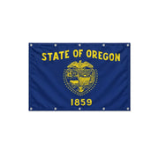 Drapeau de l'Oregon format S en polyester avec dix œillets