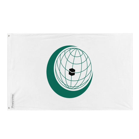 Drapeau Organisation de la coopération islamique en plusieurs tailles 100 % polyester Imprimer avec Double ourlet - Pixelforma