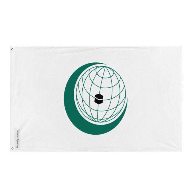 Drapeau Organisation de la coopération islamique en plusieurs tailles 100 % polyester Imprimer avec Double ourlet - Pixelforma