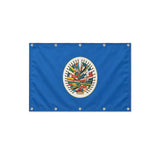 Drapeau de l'Organisation des États américains format S en polyester avec dix œillets