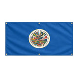 Drapeau organisation états américains polyester œillets robustes