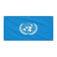 Drapeau organisation nations unies polyester résistant intempéries