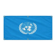 Drapeau organisation nations unies polyester résistant intempéries