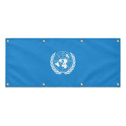 Drapeau nations unies polyester résistant aux intempéries