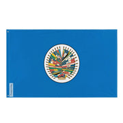 Drapeau organisation états américains polyester œillets gauche